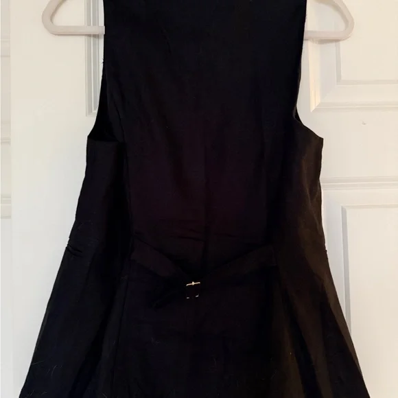 Reformation Black linen Sleeveless Aspen vest - Picture 5 of 5